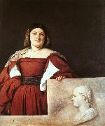  Titian Portrait of a Woman called La Schiavona Germany oil painting reproduction